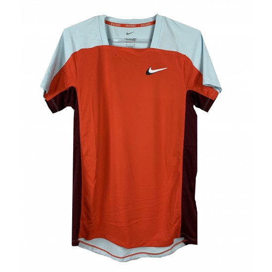 CAMISETA NIKE DRI-FIT SLAM NY - LARANJA/AZUL